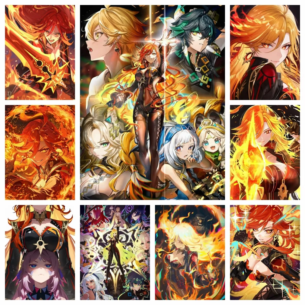 Photo Mosaic Print - Nowa gra Genshin Impact 2026, Bóg