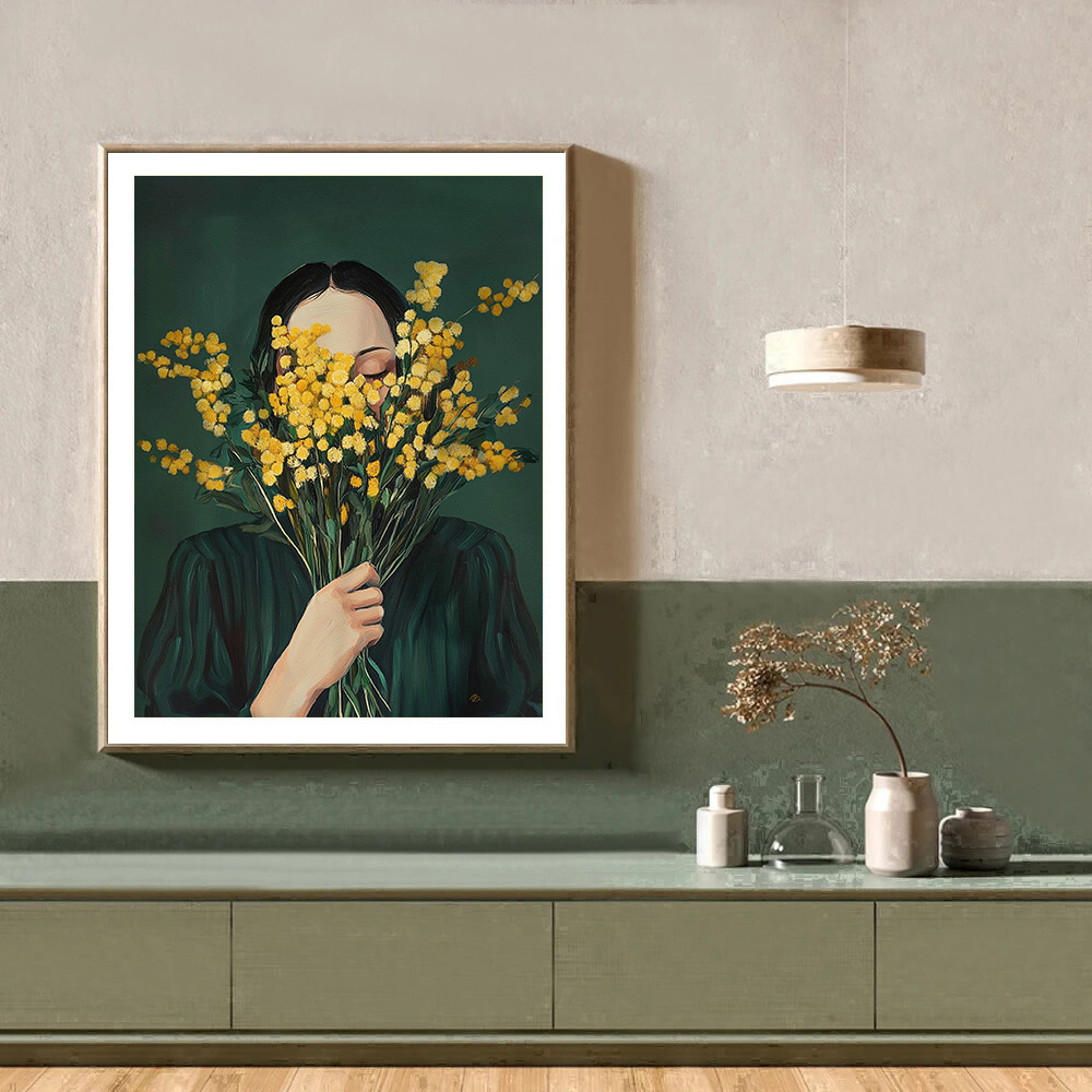 Abstrakcyjna Kobieta Diamentow – Photo Mosaic Print recenzja i cena
