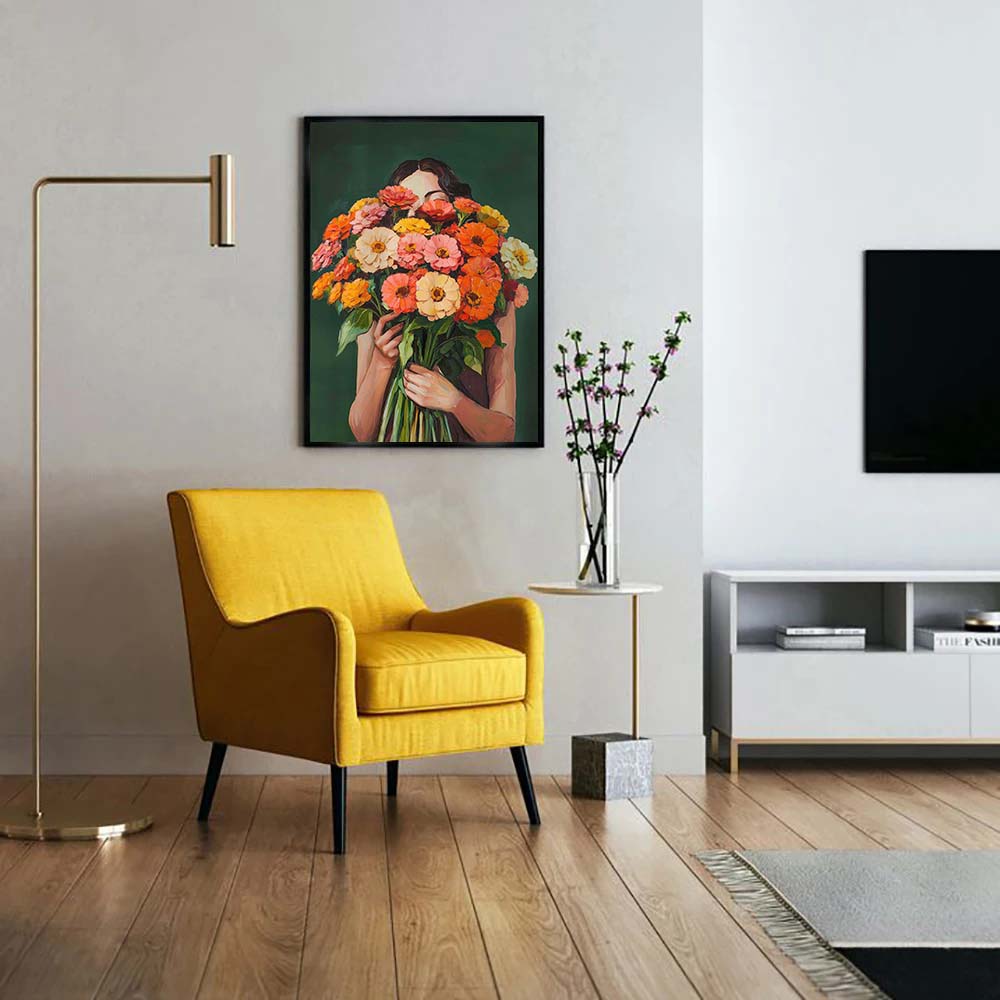 Abstrakcyjna Kobieta Diamentow – Photo Mosaic Print recenzja i cena