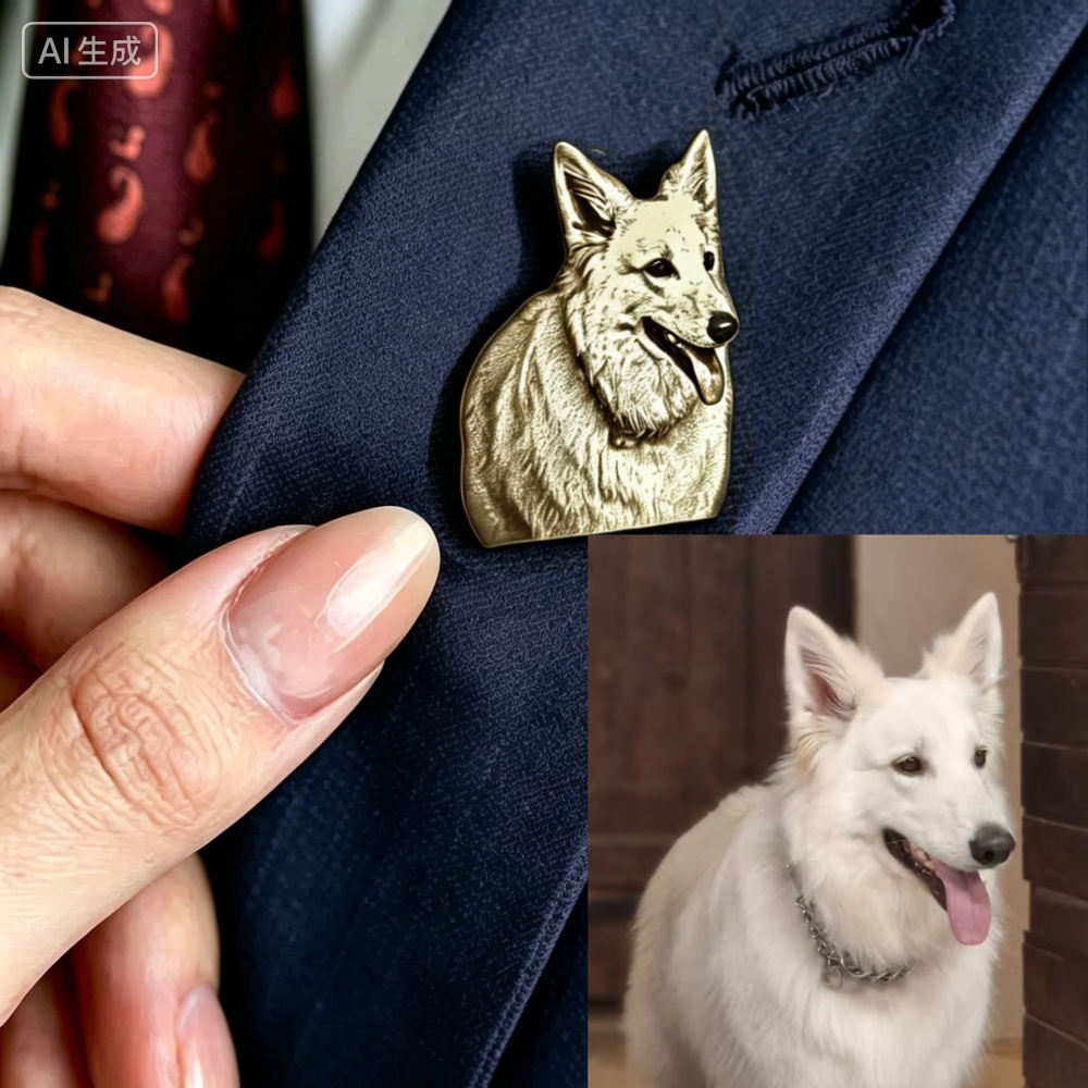 Spersonalizowana broszka ze zd – Pet Portrait Custom recenzja i cena
