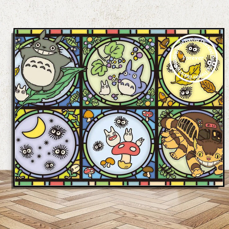 Japoński Kot Anime Wzór Artyst – Photo Mosaic Print recenzja i cena